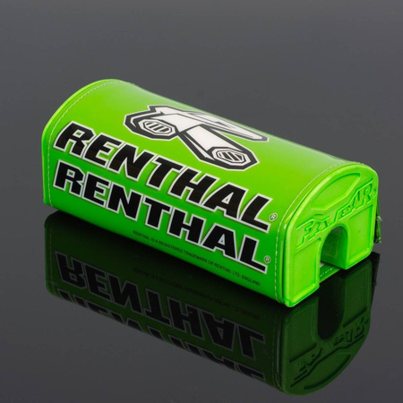 Gąbka na kierownicę fatbar pad green kolor zielony z logo renthal