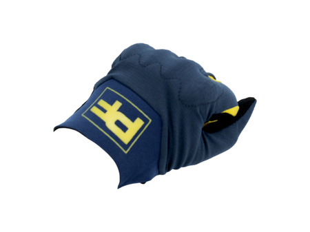 Rękawice Motocyklowe Power Foce Enduro Cross Quad Spandex Granatowo Żółte M