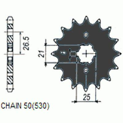 Zebatka napedowa sunstar sunf504-15 (wycofana z produkcji)