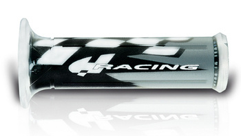 Manetki 01687-hrgr racing (120 mm/22 mm) z otworem kolor czarny/szary/biały (2017)