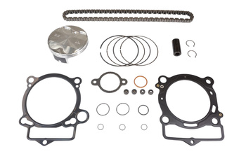 ZESTAW NAPRAWCZY GÓRY SILNIKA KTM EXC-F 350 (EXCF350) '24-'25, SX-F 350 (SXF350) '23-'25, HUSQVARNA FE 350 '24-'25, FC 350 '23-'25, GAS GAS EC 350 F '24-'25 (STD. + 0.01MM = 89.97MM) (TŁOK, USZCZELKI TOP-END, ŁAŃCUSZEK ROZRZĄDU)