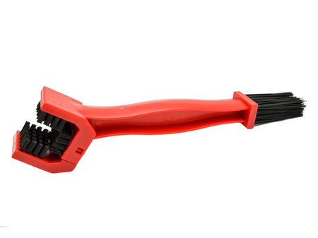 Szczotka do czyszczenia łańcucha czerwona i niebieska