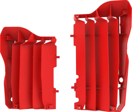 Osłony chłodnicy (kratki - komplet) honda crf 450r 17-19 kolor czerwony