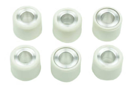 Rolki wariatora 6 szt. 15 x 12 mm 7,5 gr. Aprilia amico/gulliver/scarabeo/sonic/sr 50, piaggio brovo/ciao/grillo 50, yamaha bws/cs/ct/cw/jog