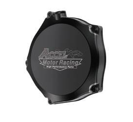 Accel pokrywa sprzęgła aluminiowa (z uszczelką) kawasaki kxf 250 '09-'17 kolor czarny