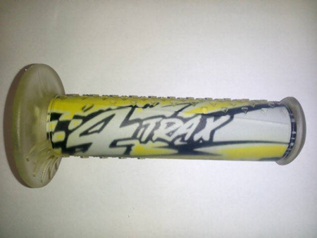 Manetki 01691/l-4t 4trax quad (130 mm/22 mm) bez otworu kolor żółty/czarny