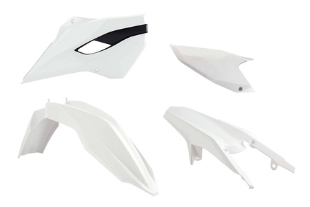 Komplet plastików husaberg te/fe 125/250/300/350/450/501 '13-'14 kolor biały