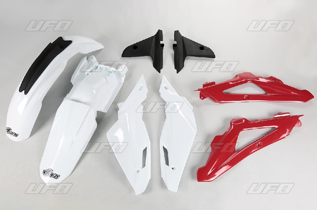 Komplet plastików husqvarna tc 250/300/450 '09-'13 kolor oem (biały/czerwony/czarny) (hu610e999)