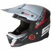 Kask enduro cross Shot Furious Storm szary/czerwony mat
