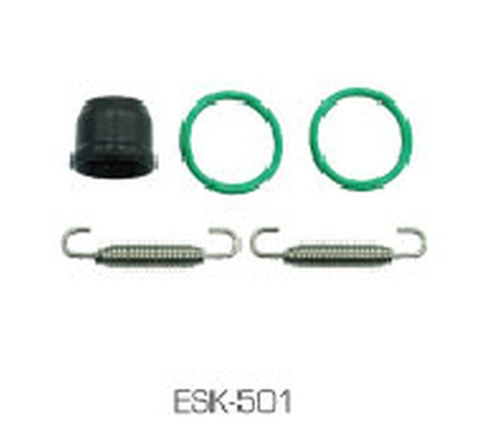 zestaw uszczelnień wydechu 2t (sprężyny, oringi i tuleja gumowa) ktm sx 50 '02-, husqvarna tc 50 '02-,