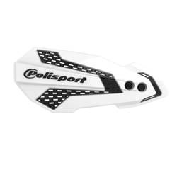 Osłony rąk (listki) model mx flow z uniwersalnym zestawem montażowym yamaha yz/yzf '08-22' kolor biało czarny