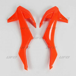 Osłony chłodnicy ktm sx/sxf 16-18, exc/exc-f 17-19 kolor pomarańczowy fluo