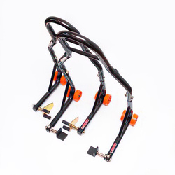 Podnośnik stojak motocyklowy biker (przód/tył) typ-l pod wahacz komplet