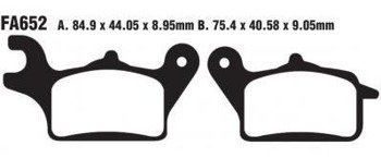 KLOCKI HAMULCOWE EBC SFA652