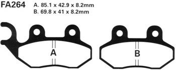 KLOCKI HAMULCOWE EBC SFA264HH