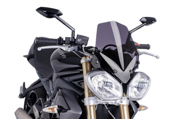 Szyba Owiewka Puig Do Triumph Speed Triple / Street Triple 11-15 Mocno Przyciemniona