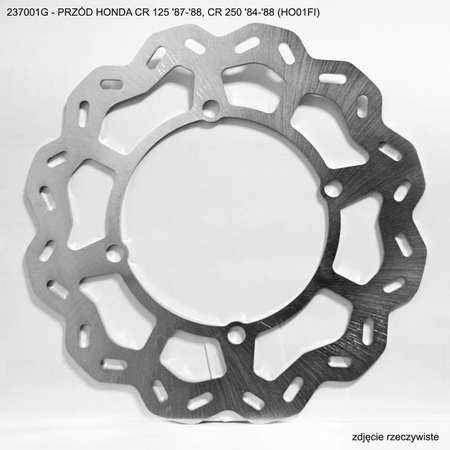 Tarcza hamulcowa przód honda cr 125 '87-'88, cr 250 '84-'88 (ho01fi)