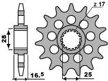 Zębatka przednia 2147 16 18nc ktm 990 (łańc. 525)