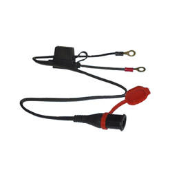 Przewód do podłączenia ładowarek ki do akumulatora, złącze sae (z bezpiecznikiem 15a, długość 50cm) (patrz o01) (el)