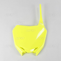 Tablica na numer startowy suzuki rmz 250 '10-'18, rmz 450 '08-'17, kolor żółty fluo