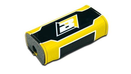 Osłona kierownicy pro taper (28mm) kolor zółty, logo (7)
