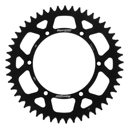 Zębatka tylna aluminiowa 7075-t6 (ergal) 489 49 kawasaki kx/kxf 84-18 (jtr460.49) kolor czarny