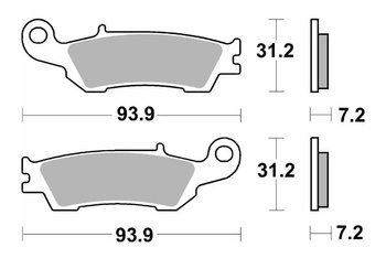KLOCKI HAMULCOWE NOWOŚĆ KH450 OFF-ROAD CARBON