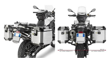 stelaż kufrów bocznych monokey cam side bmw f 650 gs / f 800 gs (08-17), f 700 gs (13-17) - pod kufry kfr k'force alu