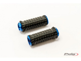 Podnóżki Puig R-Fighter S Uniwersalne (Wymagają Adapterów) Niebieskie