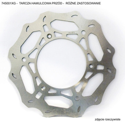 Tarcza hamulcowa wave przód - różne zastosowanie yamaha