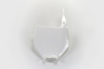 Tablica Na Numer Startowy Kawasaki Kx 125/250 '03-'08, Kxf 250 '04-'08, Kxf 450 '06-'08 Biała