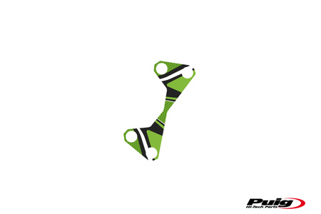 Radikal osłona półki kierownicy puig do kawasaki z1000 05-10 zielony