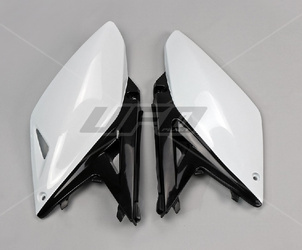 Boczki tylne suzuki rmz 250 '10-'18 kolor biały/czarny
