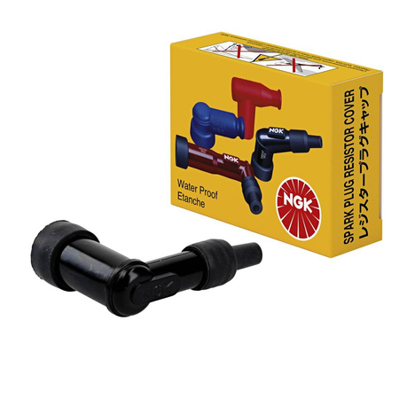 Fajka świecy zapłonowej Ngk fajka na świece ebonitowa kątowa (90) kolor czarny (nr 8330) – NGK