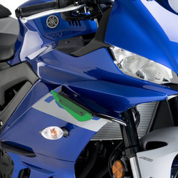 Boczne Spoilery Dociskowe Do Yamaha R3 19-22 Zielone