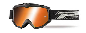 Gogle pg3204 dark side kolor czarny matt (szyba pg3249 pomarańczowa lustrzana antiscratch, no fog, anti uv) (pg3204bkmor) (3204-186)