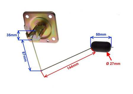 Czujnik poziomu paliwa motorowery Zipp Pro