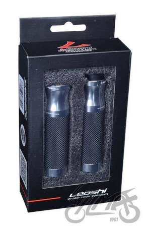 Gumy kierownicy manetki motocyklowe cnc Srebrne