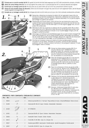 Stelaż kufra tylnego Shad do Kymco K-XCT 125/ 300i