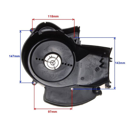 Pokrywa osłona wentylatora do Piaggio Zip