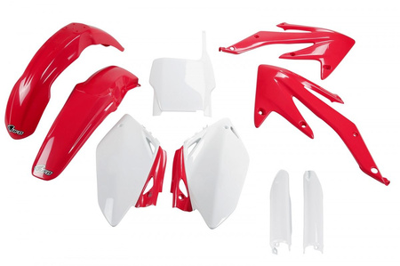 Komplet Plastików (Full Kit) Z Osłonami Teleskopów (Amortyzatorów) Honda Crf 450 R '05-'06 Kolor Oem (Czerwony/Biały) (Ho108e999)