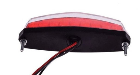 Lampa tylna led motocykle quady z podświetleniem