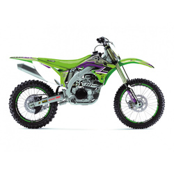 KOMPLET NAKLEJEK (OKLEIN) KAWASAKI KX 450F '09-'11 DREAM 5 KOLOR ZIELONY CZARNY