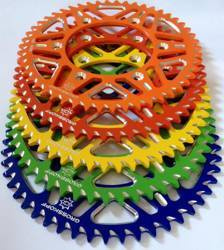 Zębatka tylna aluminiowa t7075 (ergal) kolor niebieski 270 52 (27052) yamaha yz/yzf '99-'21, wrf '01-'21 (jtr251.52) (łańc. 520)