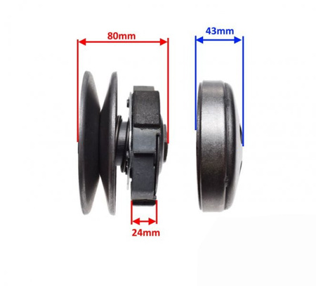 Szczęki Kompletne sprzęgło odśrodkowe CVT GY6 125 150 z dzwonem i talerzami