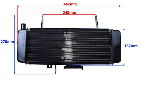 Chłodnica cieczy Suzuki SV650S