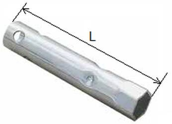 Klucz do świec zapłonowych 16mm x 80mm z gumą