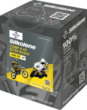 Olej Silnikowy Fuchs Silkolene Comp 4t 10w30 - Xp 4l