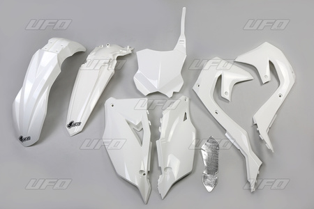 komplet plastików kawasaki kxf 250 '21, kxf 450 '19-21 kolor biały (ka227e047)