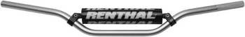 Kierownica 7/8 cala (22mm) mx handlebar silver rc padded kolor srebrny z gąbką